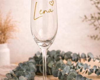 Sektglas Personalisiert