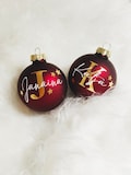 Personalized Christmas tree balls product logo