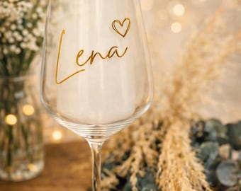Weinglas Personalisiert  | Weinglas | Aperol | Hochzeit | Geburtstag | Trauzeugin | Brautjungfer | Geschenk |
