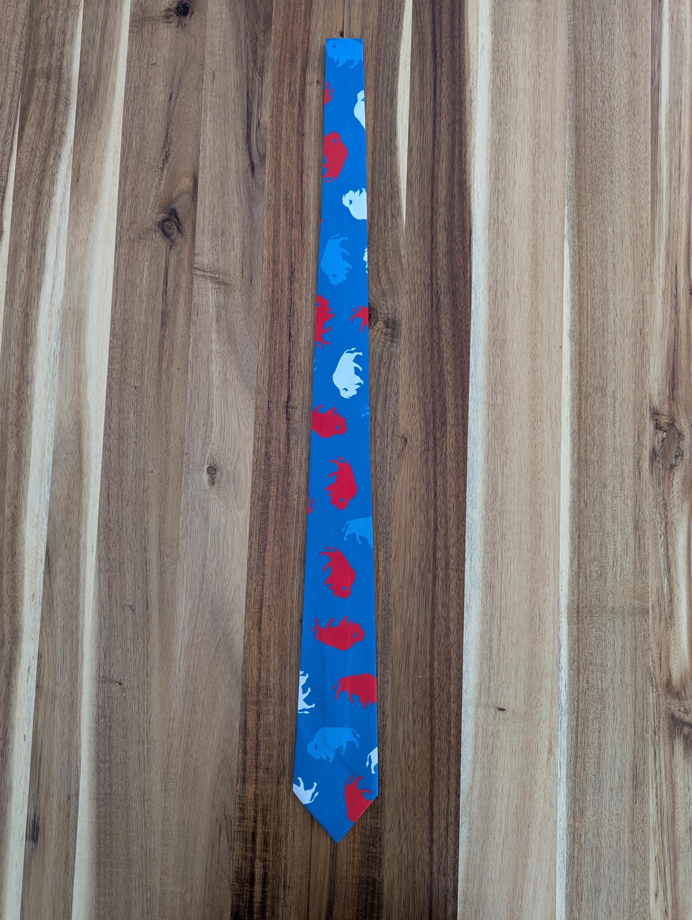 New Custom Buffalo Bills Logo Neck Tie. Rare | Mercari Buffalo Bills Zubaz New Men\'s Neck Tie. Custom handmade. New display picture 1