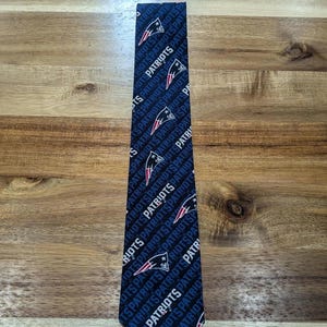 New England Patriots Custom Sewn Necktie NFL