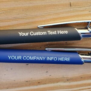 Personalized Laser Engraved Pen with Stylus: Custom Office Gift image 3