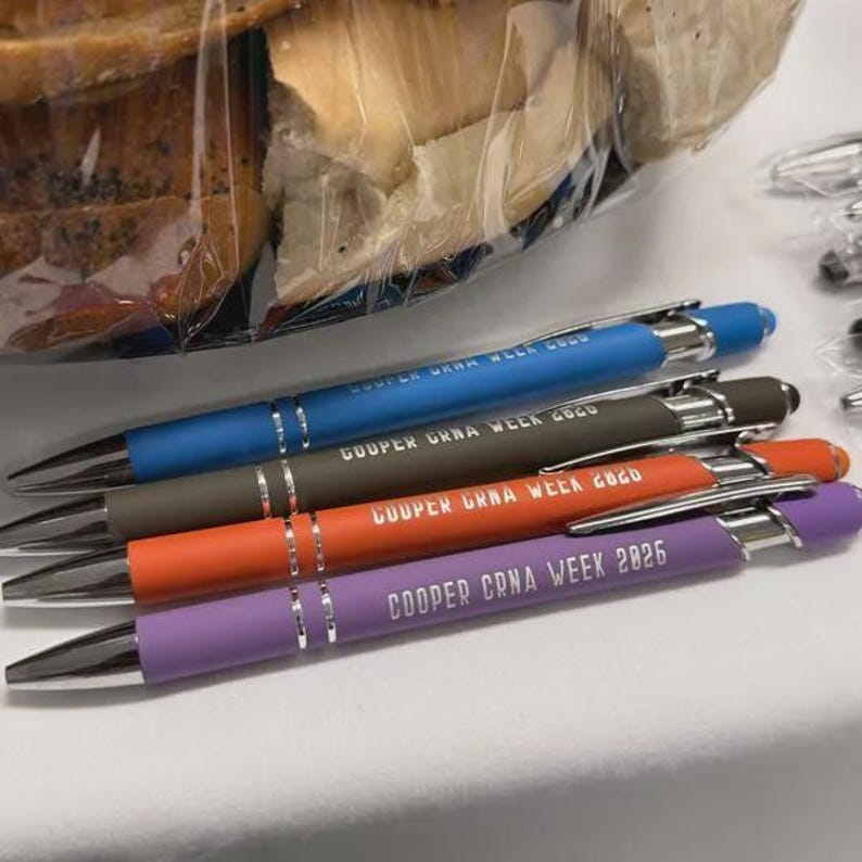 Personalized Laser Engraved Pen with Stylus: Custom Office Gift image 7