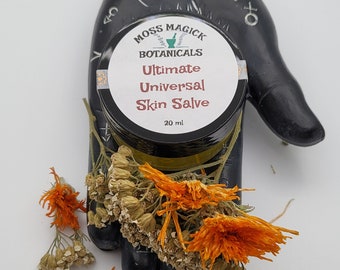 Ultimate Universal Skin Salve; herbal skin protectant, all purpose ointment, skin care, dye free salve, health & wellness, men, women, child