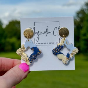 Seas the Day Polymer Clay Earrings