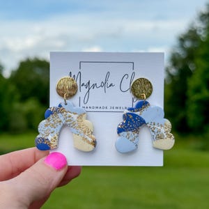 Seas the Day Polymer Clay Earrings