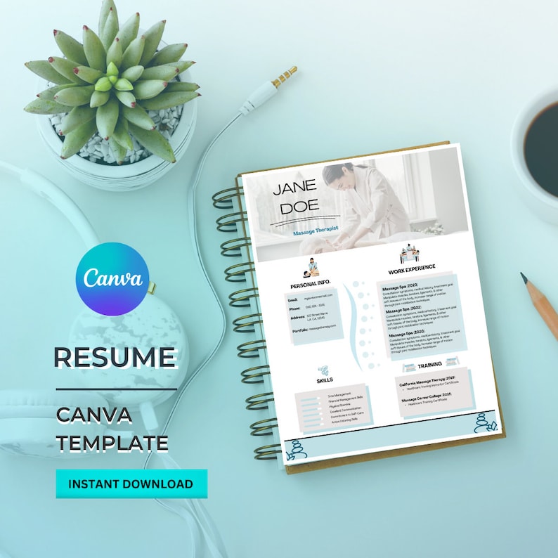 Massage Therapy Resume Template - Il 794xN.4754658992 M0gw 