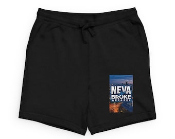 Pantaloncini della tuta Nevabroke Apparel con logo Cityscape / neri