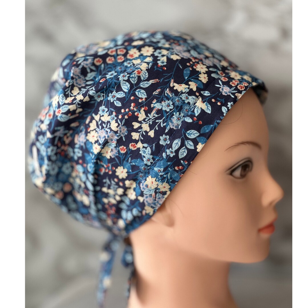 Women's Scrub Caps/cotton Scrubs/slouchy Cap/surgical Etsy