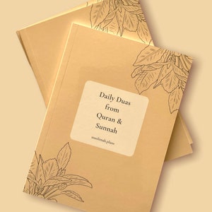 Daily dua book from Quran and Sunnah, Quran Gift, Dua book, Eid Gift Sets, Nikkah Gifts, Ramadan gift, Ramadan 2023, ramadan journal, Muslim