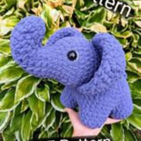 Elephant Crochet Etsy