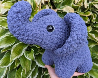 Patrón de elefante a crochet