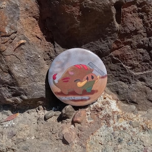 Legend of Zelda x Chibi - Adult Ganon Boar Button | Zelda Fan Art