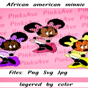 African American Minnie Mouse