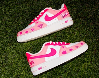 Kids Let's Go Party Doll Themed AF1s (Glow in the Dark)