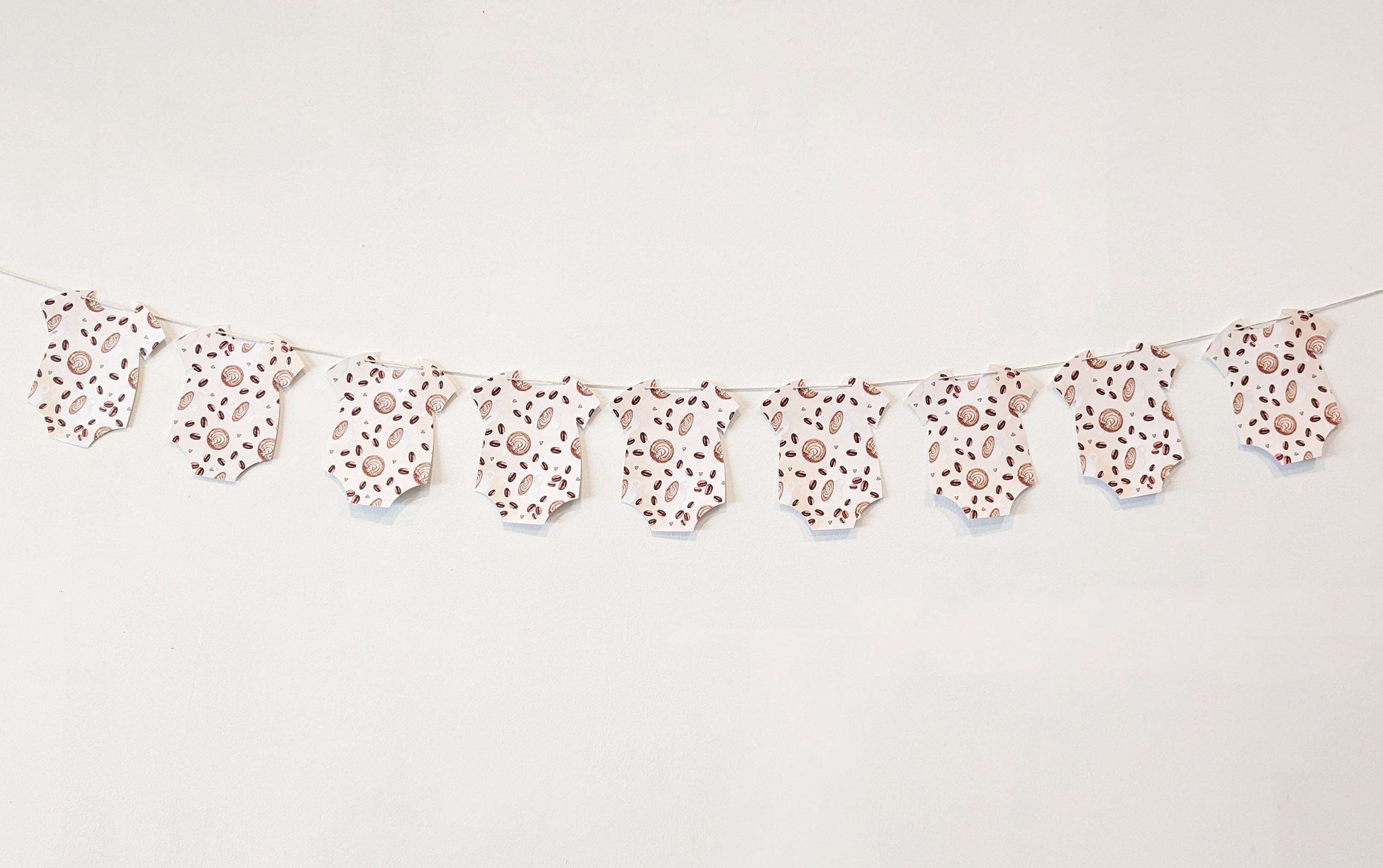 thumbnail image 2 of A Baby Is Brewing Bottle Coffee Glass Baby Shower Banner 2 of 14