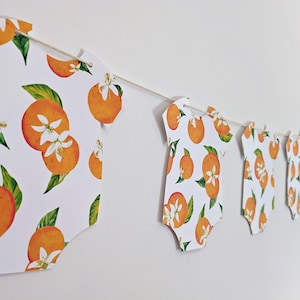 Little Cutie Baby Shower Banner, Little Cutie Garland, Little Cutie on the Way Garland, Little Cutie Baby Shower Decorations, Orange Banner