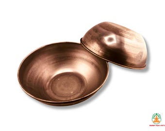 Authentic Pure Cast Iron Bowl for Shani Puja Saturn God Puja Bowl | Shani Katora | Chaya Patra | Dana Patra | Multipurpose Cast Iron Bowl