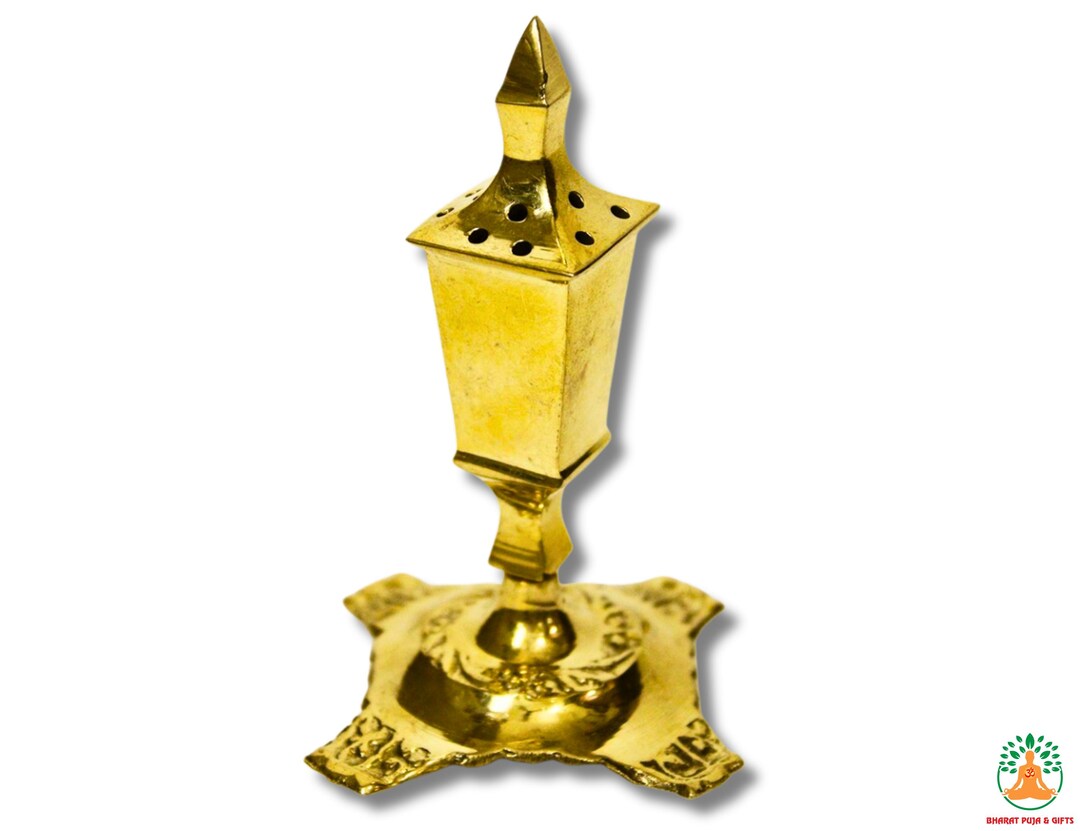 Brass Incense Stick Holder | Brass Agarbatti Stand | Traditional Puja ...