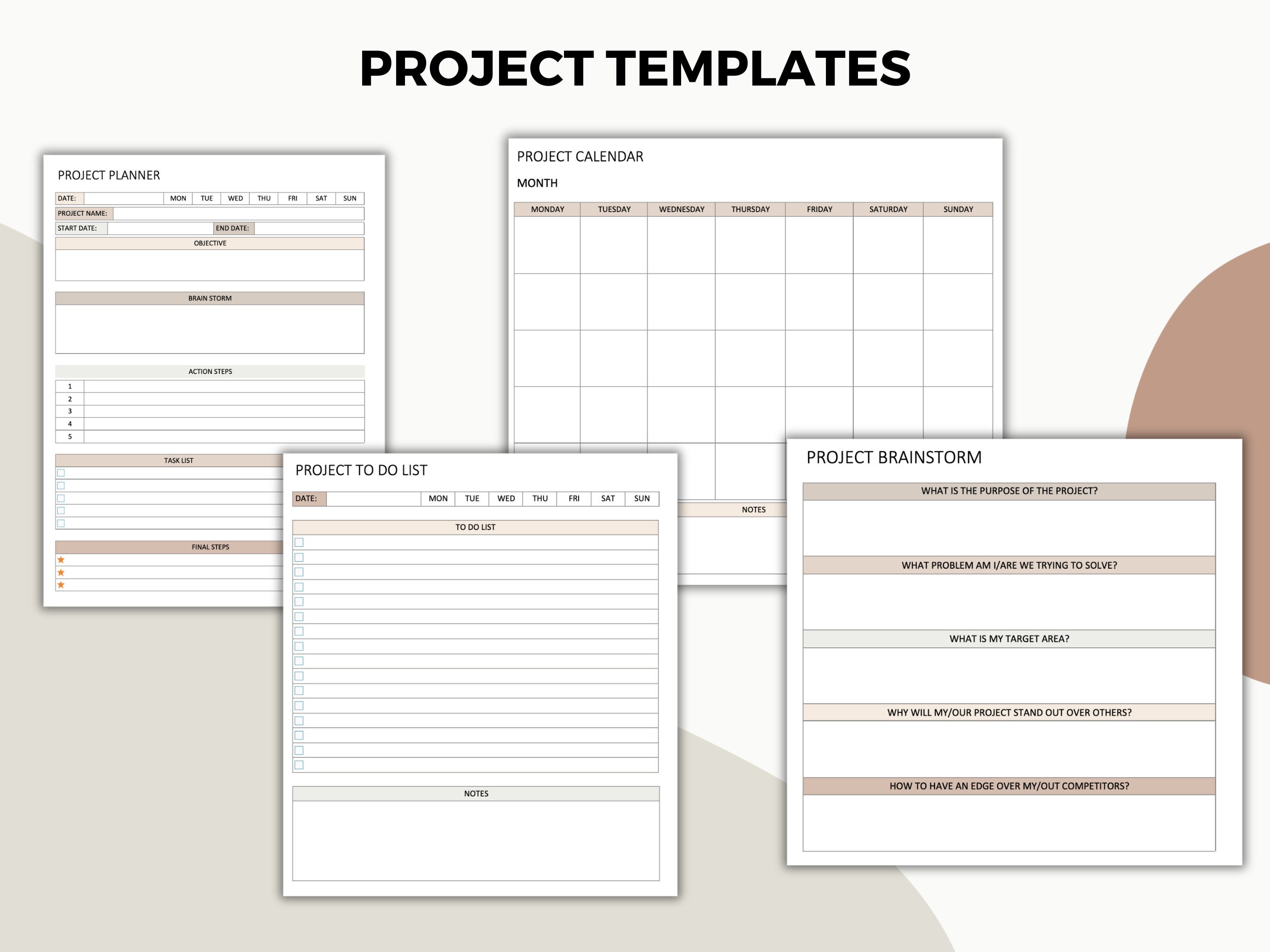 Onenote Productivity Planner Templates Digital Planning for - Etsy