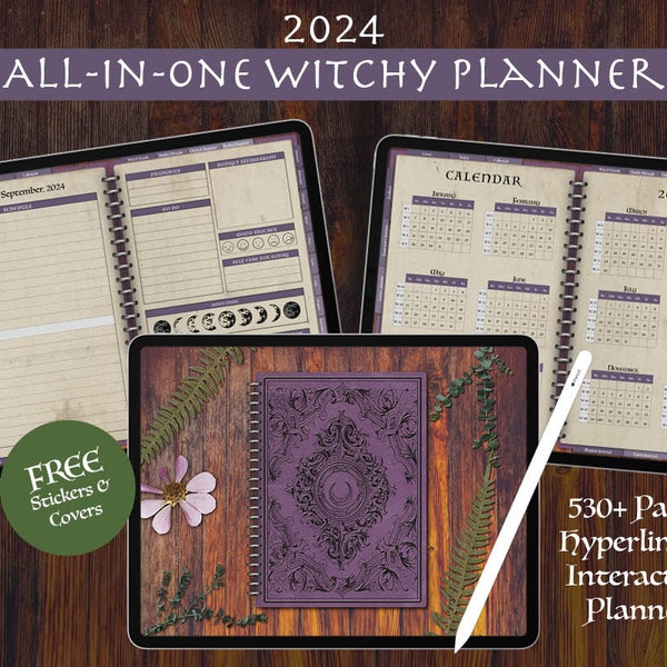 Witch Planner - Etsy