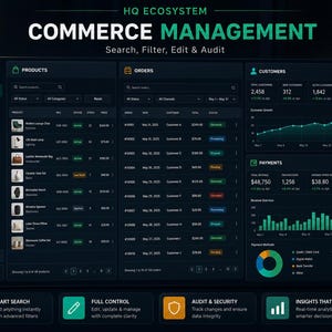HQ Ecosystem Full Stack Commerce CMS Source Code (Next.js, Node.js) image 3