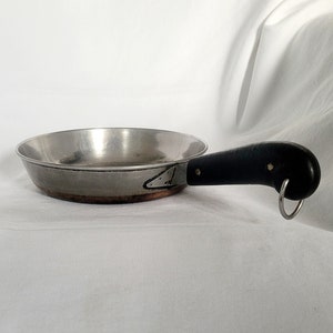 Vintage Pre-1968 Revere Ware Copper Clad 12” Frying Skillet With