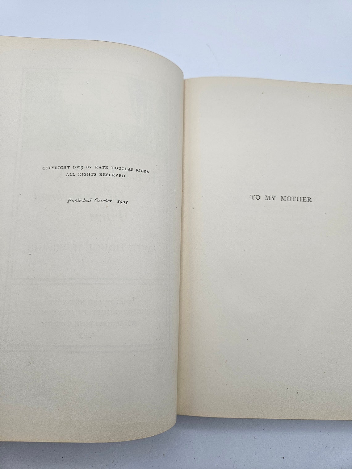 Rebecca of Sunnybrook Farm Kate Douglas Wiggin 1903 Edition Green - Etsy
