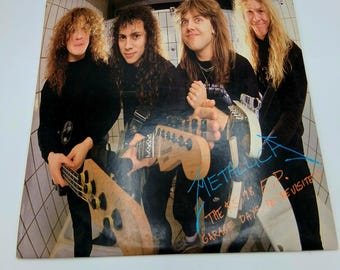 1987 Metallica 5.98 EP Garage Days Re-Revisited vinyl Elektra album