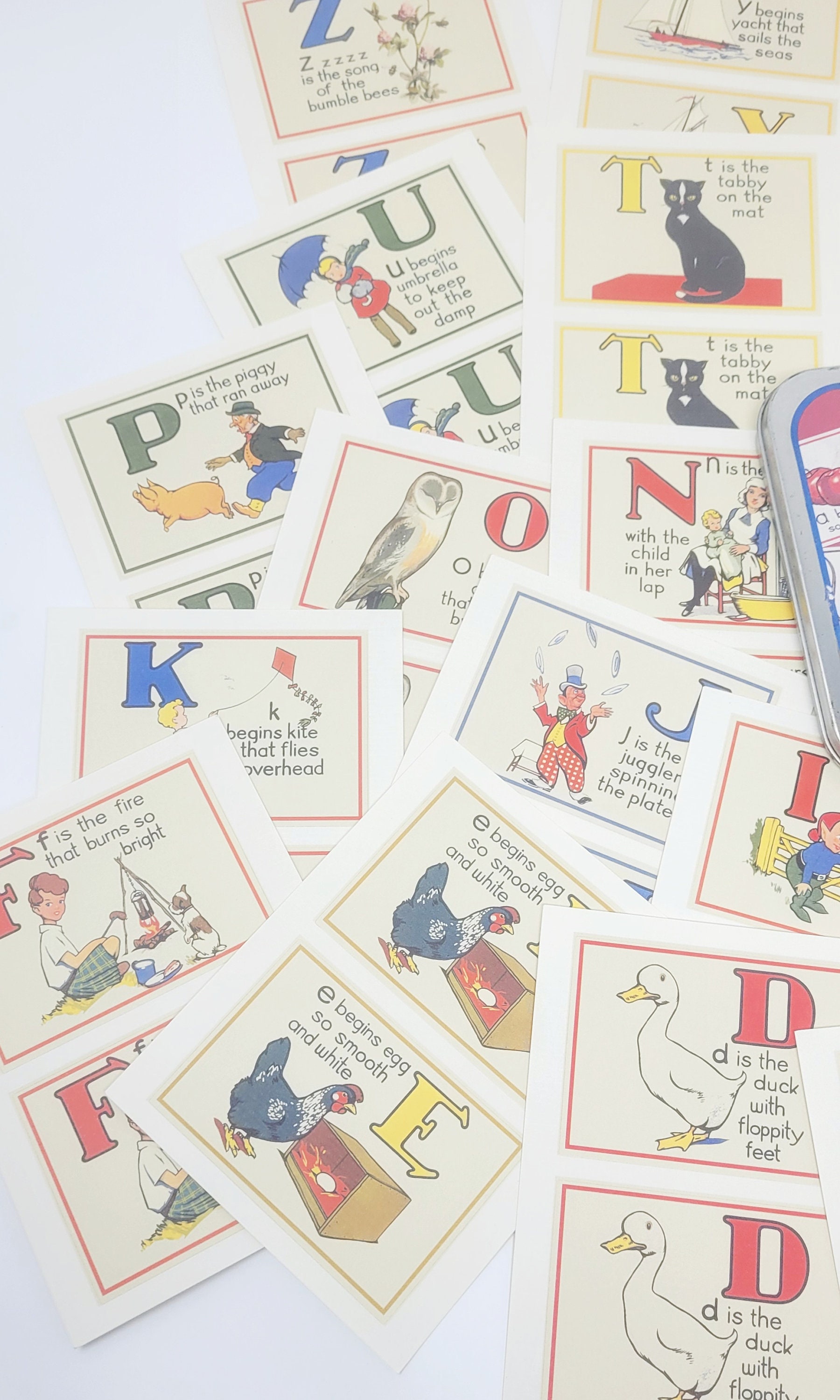Tableau d'école  Alphabet  années 30 - Décoration
