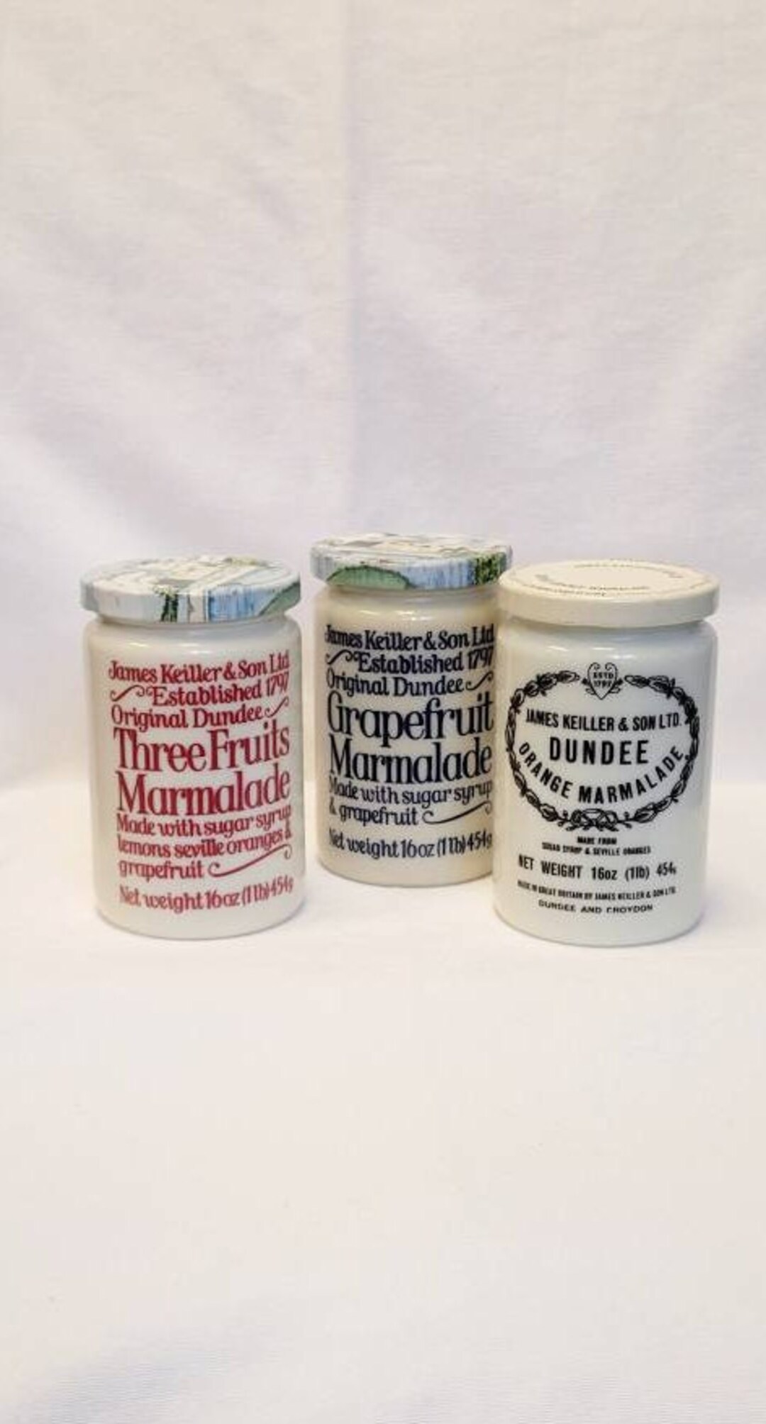 Vintage James Keiller & Son Dundee Marmalade Jars Crocks Pots Scotland Etsy