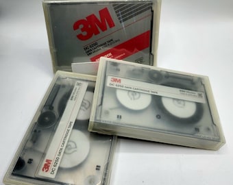 Vintage 3M DC 6250 Data Cartridge Tape 250 Mb (SET OF 3)