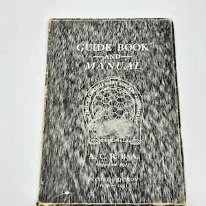 1930s Chinchilla Rabbit guide book manual ACRBA American Chinchilla Rabbit Breeders Association