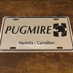 Pugmire Mercury Dealership Booster License Plate Marietta Carrollton Georgia Cougar Panther Big Cat