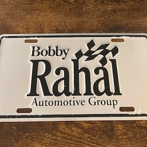 Bobby Rahal Dealership Booster License Plate Lewistown Pennsylvania Checkered Flag Motorsport Dealer Automotive Group