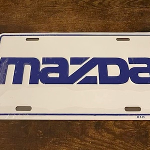 Mazda Booster License Plate Vintage Miata Cx-50 CX-90 Cx-90 Cx3 CX5 CX9