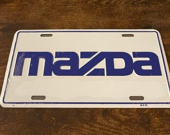 Mazda Booster License Plate Vintage Miata Cx-50 CX-90 Cx-90 Cx3 CX5 CX9
