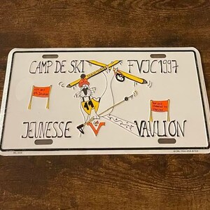 Camp De Ski FVJC 1997 Jeunesse Caulion Canada France Skiing Skier