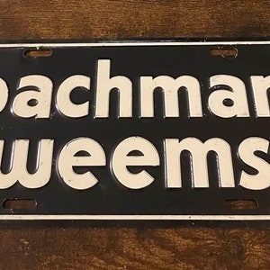 Bachman Weems Booster Matrícula Vintage Dealer Dealer Dealership ?