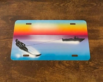 Esquí acuático Skiing Ski Boat Booster Matrícula