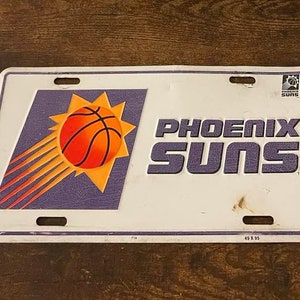 Phoenix Suns Booster License Plate Arizona