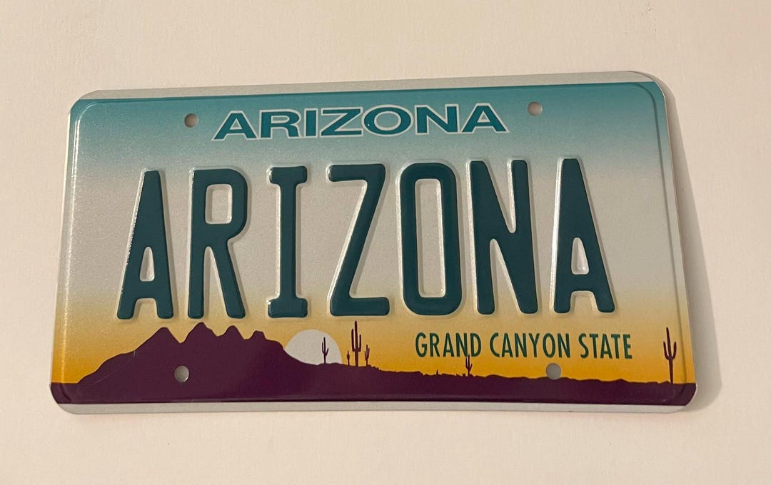 アリゾナ州 お土産 ナンバープレート グランドキャニオン州 - Etsy 日本
