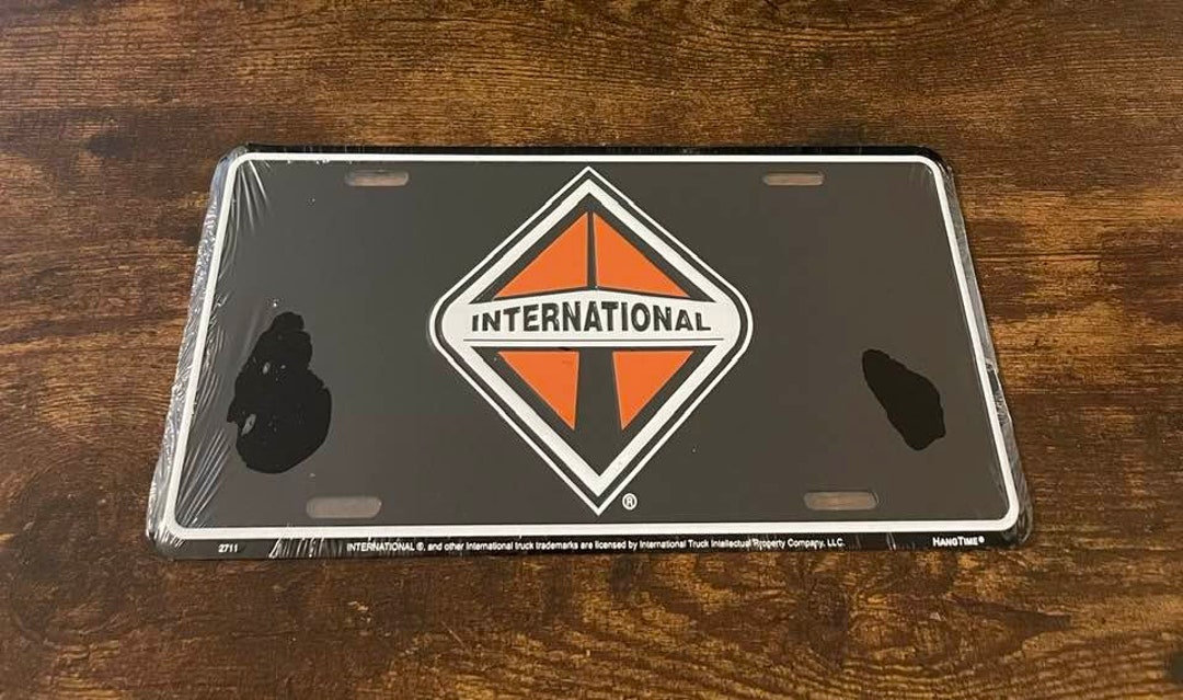 International Booster License Plate Semi Truck Equipment Etsy