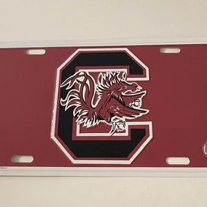 University of South Carolina Gamecocks Booster License Plate