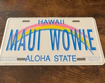 Hawaii Rainbow License Plate - Aloha State - Etsy 日本