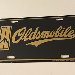 Vintage Oldsmobile Booster License Plate 442 Cutlass Ciera 88