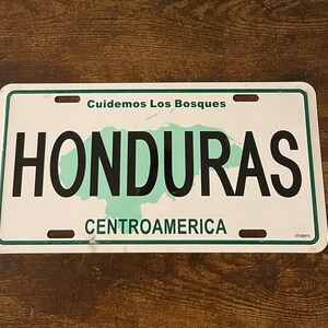 ホンジュラス ブースター ナンバー プレート 中米 Cuidemos Los Bosques Centroamerica