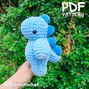 Dinosaur Crochet Pattern - Amigurumi T Rex Crochet PDF Pattern