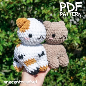 2n1 Cat Crochet Pattern - Amigurumi Crochet Cat PDF Pattern