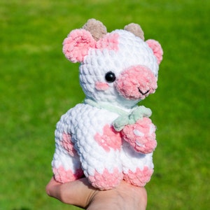 Patrón de Ganchillo 3n1 Vaca Patrón PDF Amigurumi Ganchillo Vaca imagen 6